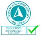 ISO 27001 Information Security certified